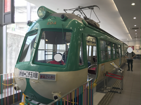 宮崎台にある電車とバスの博物館の東急電車